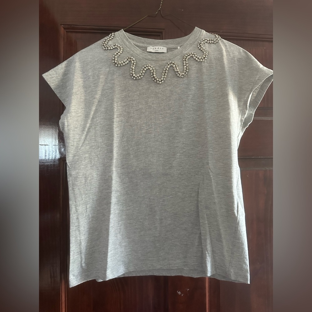 Sandro embellished too never worn. Still have dry clean tag